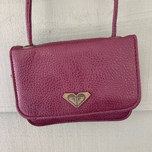 Roxy Purple Maroon Small Crossbody Purse